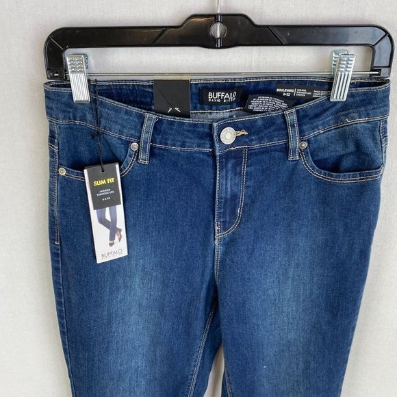 BUFFALO DAVID BITTON Mid Rise Straight Leg Jeans N - Picture 2 of 9